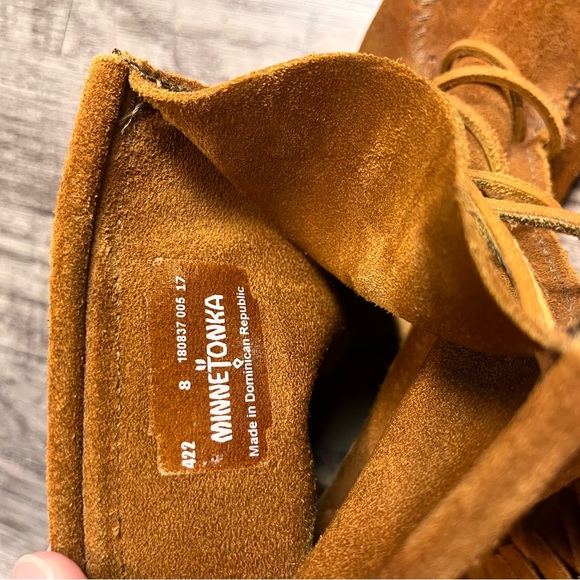 MINNETONKA WOMENS TRAMPER ANKLE HI BOOT size 8 - Picture 5 of 5